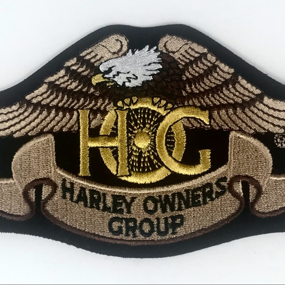 Harley Davidson "HOG" Eagle Patch Harley Owners Group. Pre owned but not used